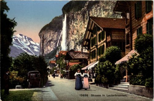 Strasse in Lauterbrunnen