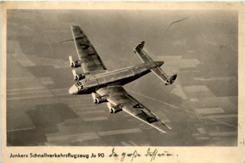 Junkers Schnellverkehrsflugzeug - Ju 90 3. Reich