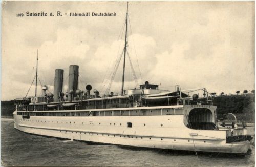 Sassnitz auf Rügen - Fährschiff Deutschland