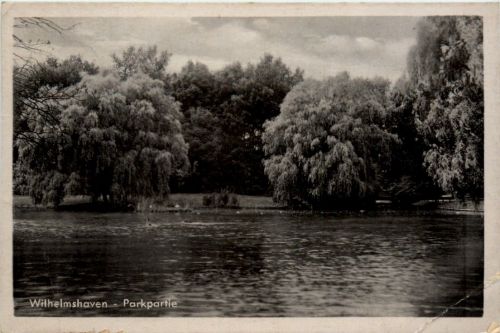 Wilhelmshaven - Parkpartie - Feldpost 3. Reich