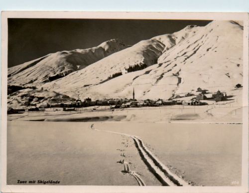 Zuoz mit Skigelände