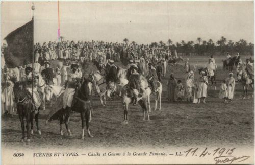 Cheiks et Goums a la Grande Fantasia