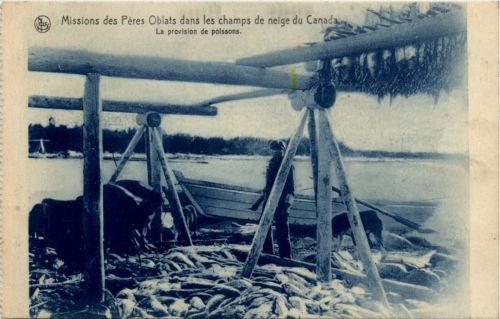 Missions des Peres Oblats dans les champs du neige du Canada