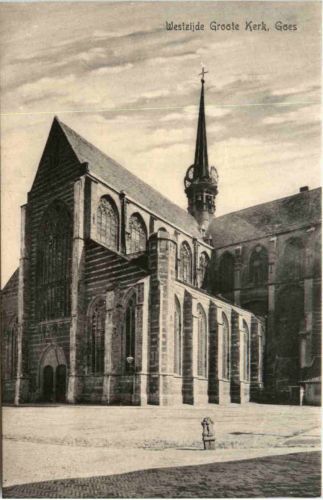 Goes - Westzijde Groote Kerk