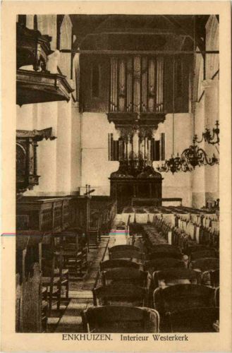 Enkhuizen - Interieur Westerkerk
