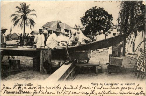 Leopoldville - Visite du Gouverneur