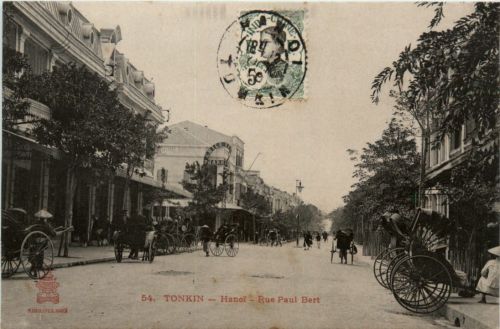 Tonkin - Hanoi - Rue Paul Bert