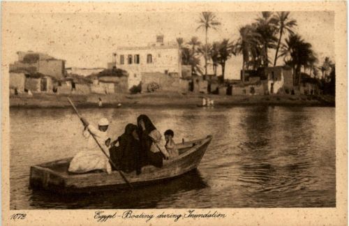 Egypt - Boating during Inundation