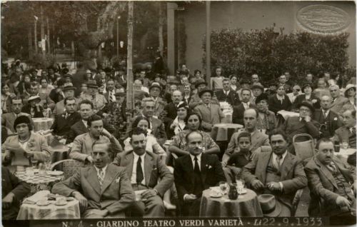 Montecatini - Giardino Teatro Verdi Varieta