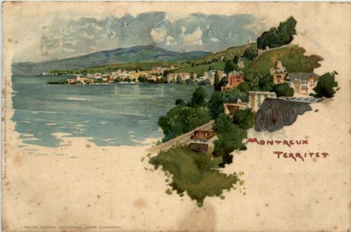 Montreux Territet - Litho