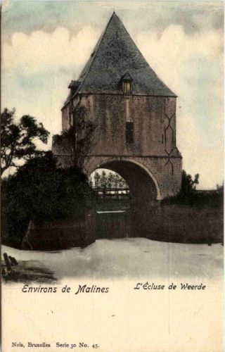 Environs de Malines - L Ecluse de Weerde