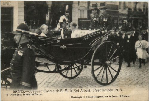 Mons - Joyeuse Entree de SM le Roi Albert 1913