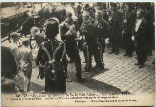 Mons - Joyeuse Entree de SM le Roi Albert 1913
