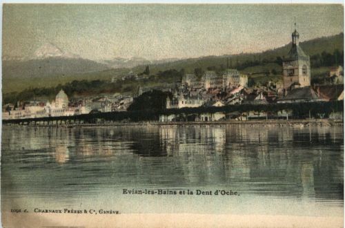 Evian les Bains et la Dent d Oche