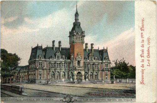 Laeken - Souvenir de la Pose de la 1ere Perre