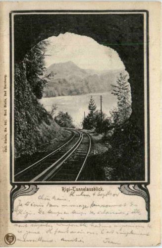 Rigi Tunnelausblick