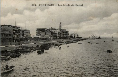 Port Said - Les bords du Canal