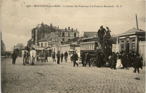 Montreuil sous Bois - La Station des Tramways