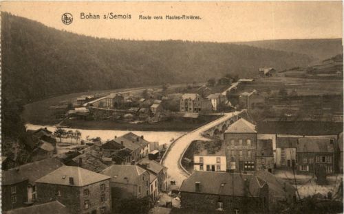 Bohan sur Semois - Route vers autes Rivieres