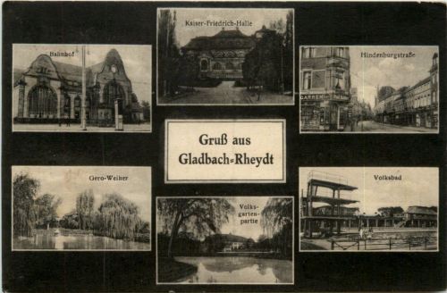 Gruss aus Gladbach-Rheydt