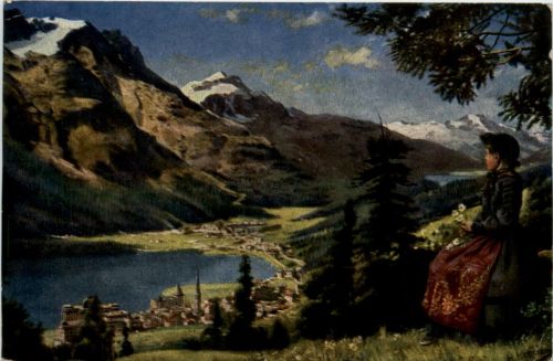Künstlerkarte St. Moritz