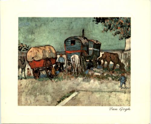 Künstlerkarte van Gogh