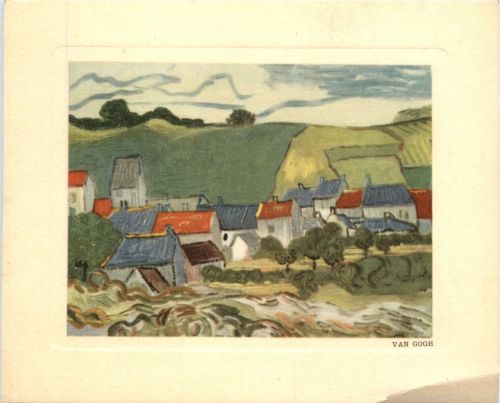 Künstlerkarte van Gogh