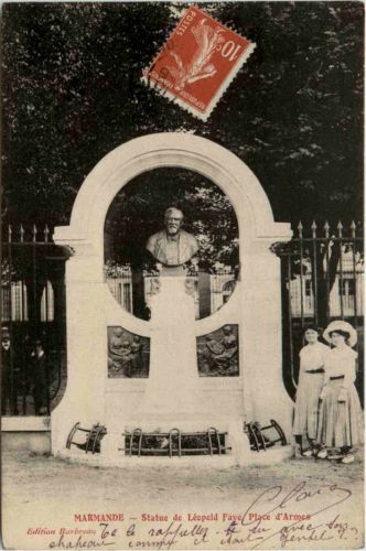 Marmande - Statue de Leopold Faye
