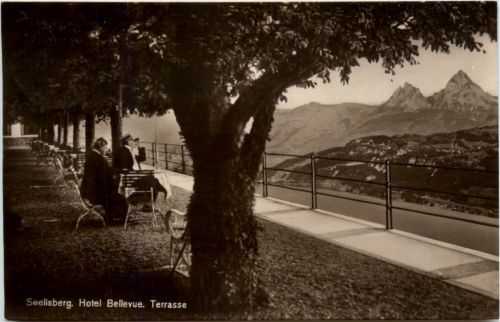 Seelisberg - Hotel Bellevue - Terrasse