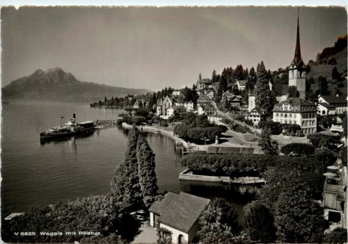 Weggis mit Pilatus