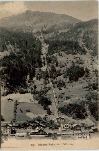 Drahtseilbahn nach Mürren