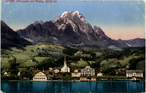Hergiswil mit Pilatus