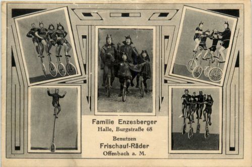 Offenbach - Einrad Familie Enzesberger