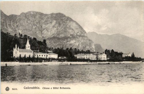 Cadenabbia, Chiesa e Hotel Britannia