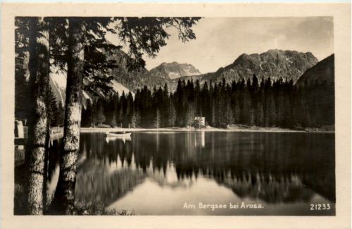Am Bergsee bei Arosa
