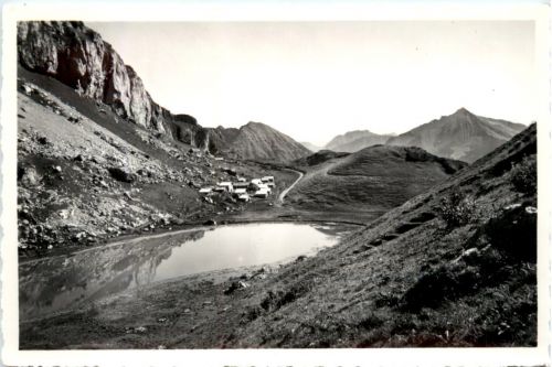 Leysin, Le lac dÀi avec le Mt. dÒr et le Pic-Chaussy