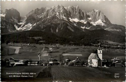 Sommerfrische Going mit Wildem Kaiser