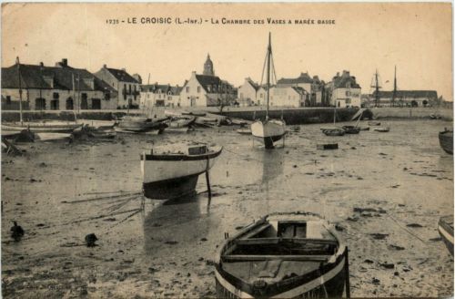 Le Croisic, La Chambre des Vases a Marree Basse