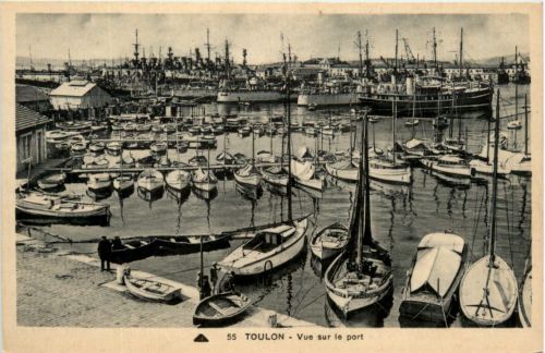 Toulon, Vue sur le port