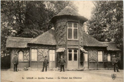 Lille, Jardin Vauban, Le Chalet des Chevres