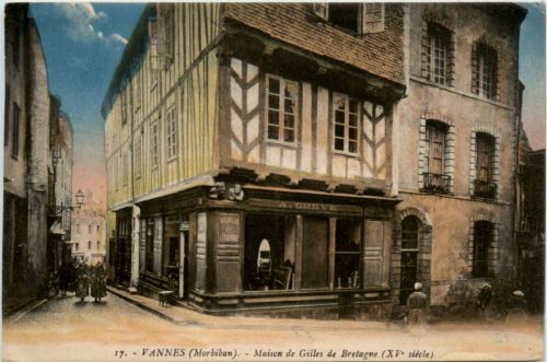 Vannes, Maison de Gilles de Bretagne
