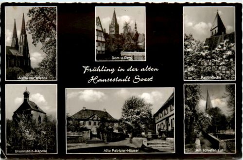Frühling in der alten Hansestadt Soest, div. Bilder
