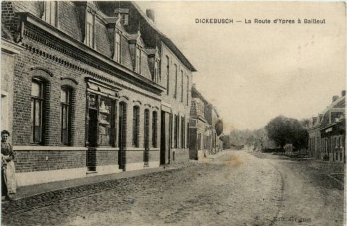 Dickebusch, La Route d`Ypres a Bailleut
