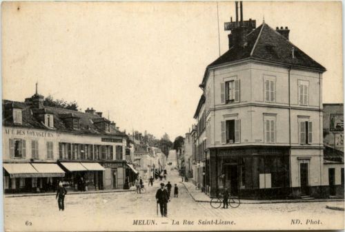Melun, La Rue Saint-Liesne