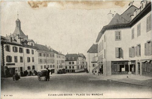 Evian-les Bains, Place du Marche