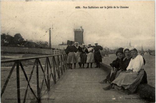 Nes Sablaises sur la Jetee de la Chaume