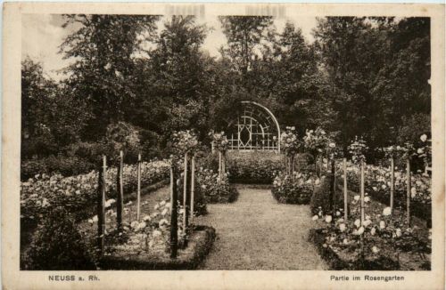 Neuss a. Rh. Partie im Rosengarten