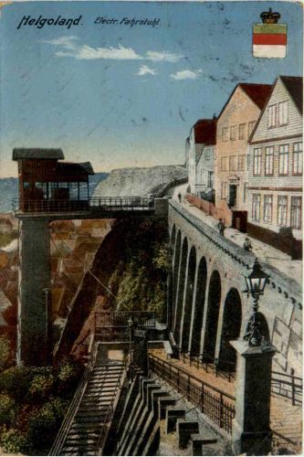 Helgoland, Elektr. Fahrstuhl