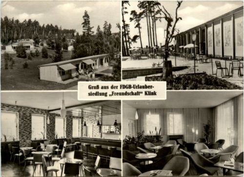 Gruss aus der FDGB-Urlaubersiedlung Freundschaft Klink