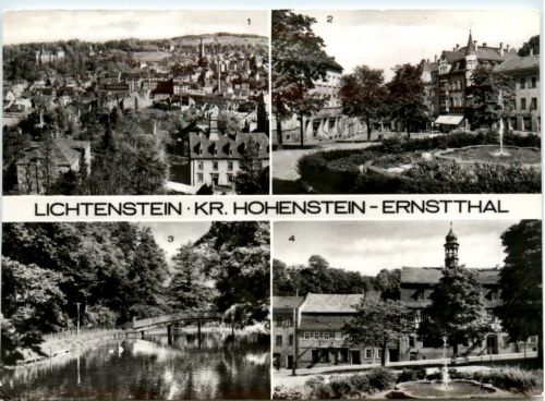 Lichtenstein Kr. Hohenstein-Ernstthal, div. Bilder
